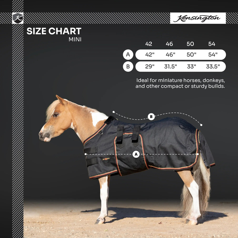 1200D 80G Waterproof Breathable MINI Turnout Blanket - Equine Exchange Tack Shop