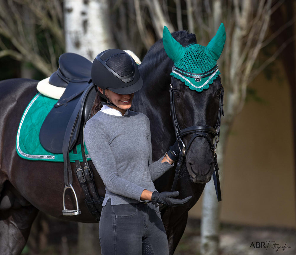Teal Fly Hat - Equine Exchange Tack Shop