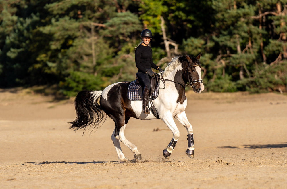 Spaceship Grey Saddle Pad Set - Equine Exchange Tack Shop