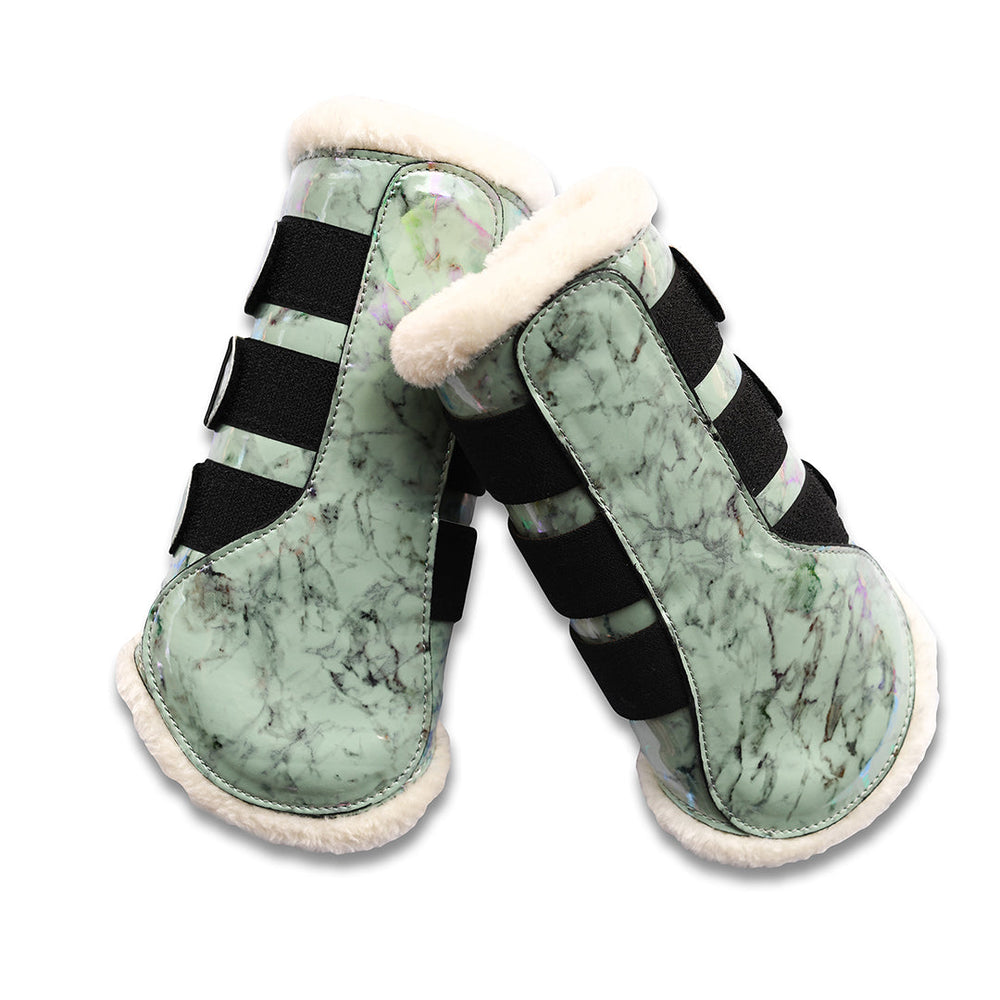 Marble Mint Brushing Boots - Equine Exchange Tack Shop