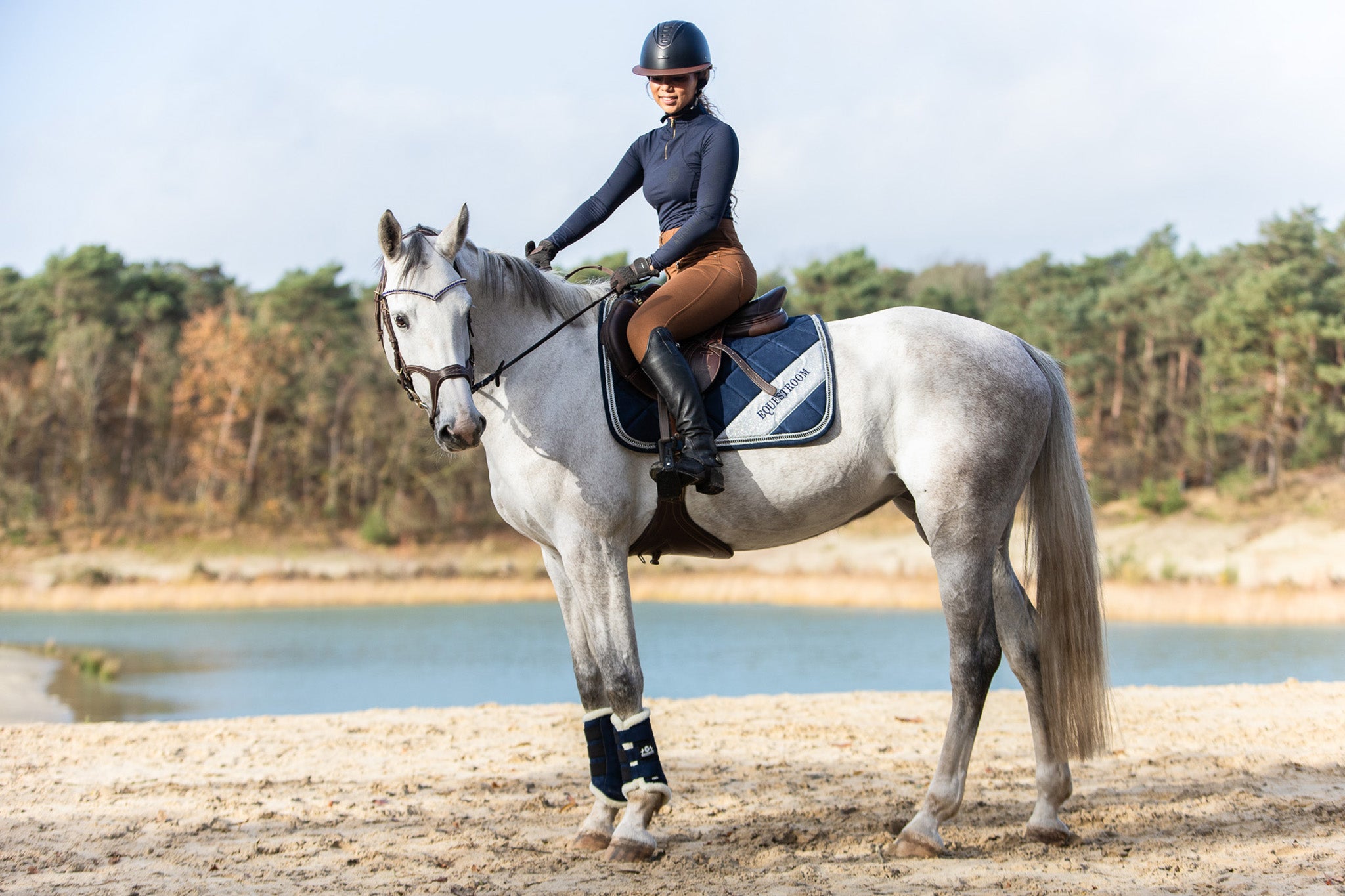 Blue Astra Saddle Pad - Equine Exchange Tack Shop