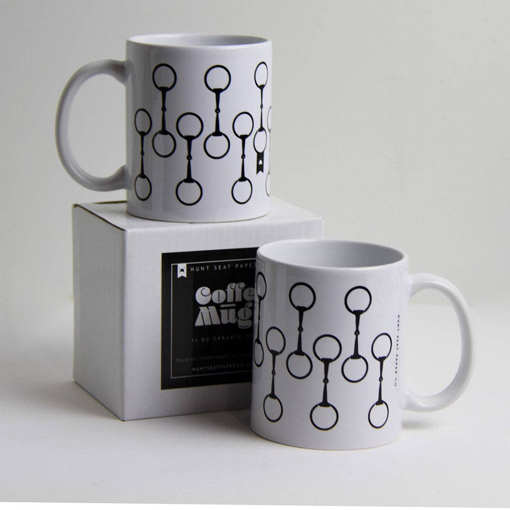 Snaffle Coffee Mug - Equine Exchange Tack Shop
