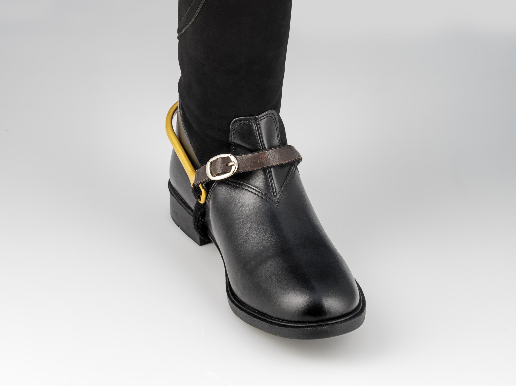 American Equus Spur-Tech Performance Spur Straps -Brown Leather - Equine Exchange Tack Shop
