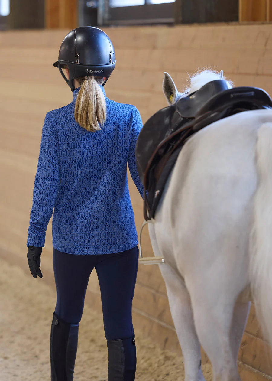 Kids Snaffle Links Fleece Half Zip Top - Equine Exchange Tack Shop