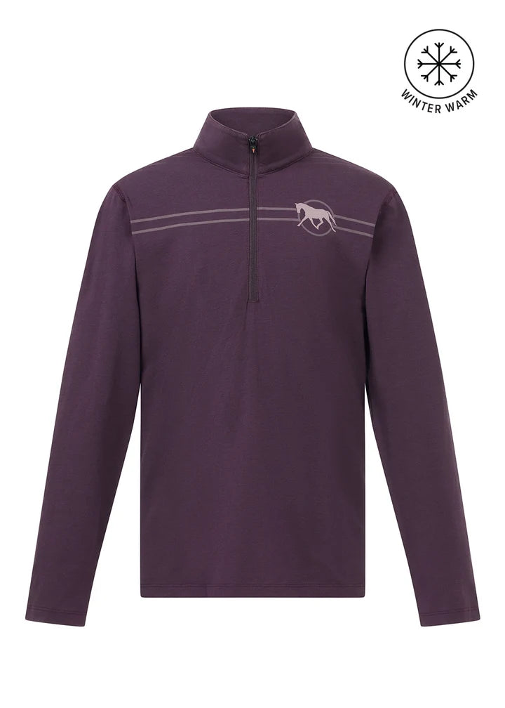Kids Equi Rhythm Lite Quarter Zip Riding Top