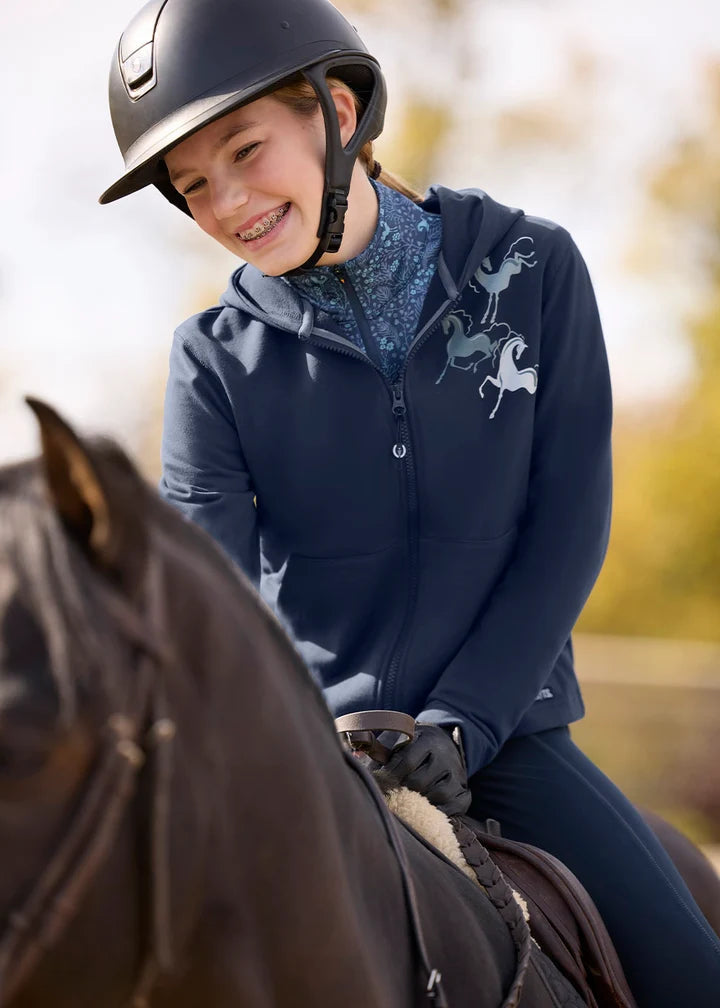 Kids Zip and Whinny Hoodie  