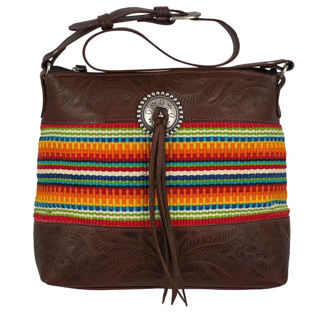 Maká Festive Zip‑Top Shoulder Bag  