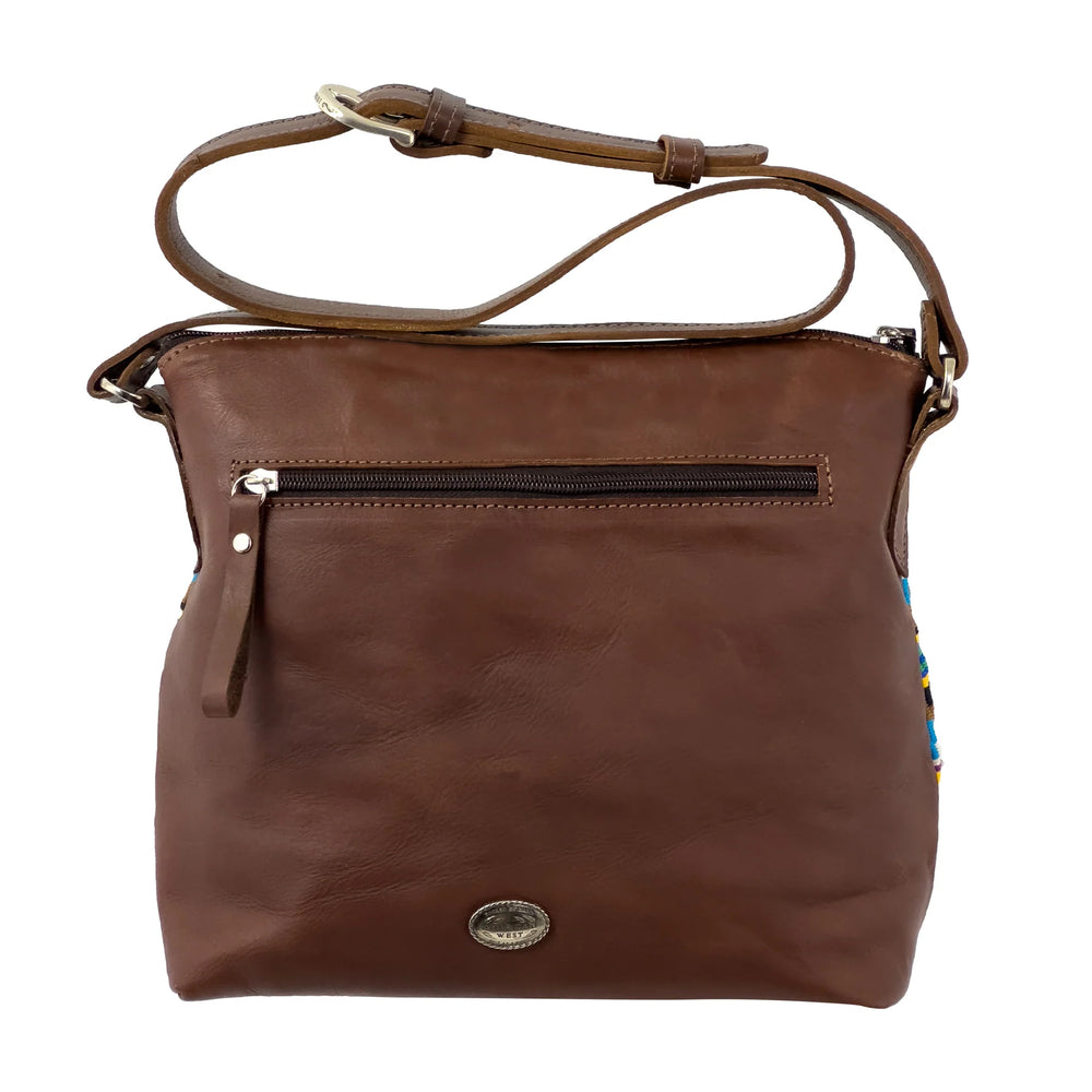 Maká Festive Zip‑Top Shoulder Bag  