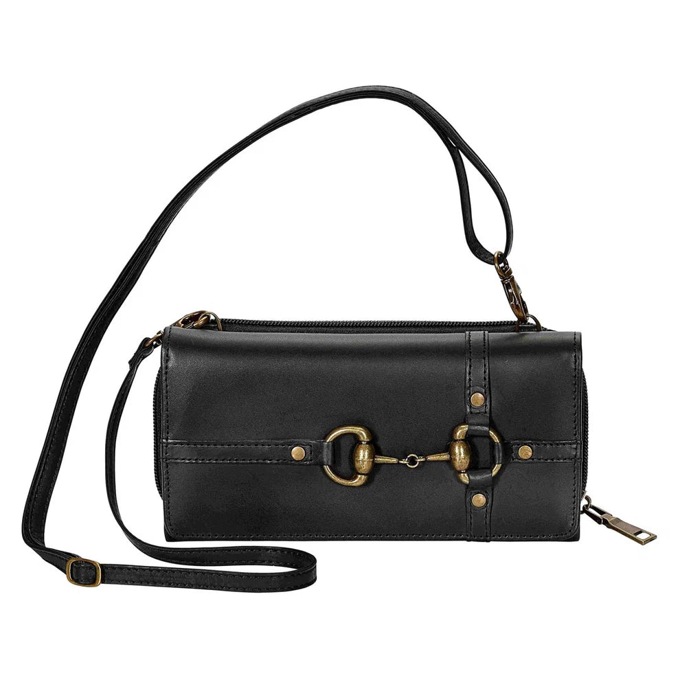 Snaffle Bit Cross Body Wallet