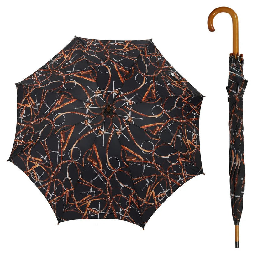 Lila Snaffle Bit Bridles Umbrella - Equine Exchange Tack Shop