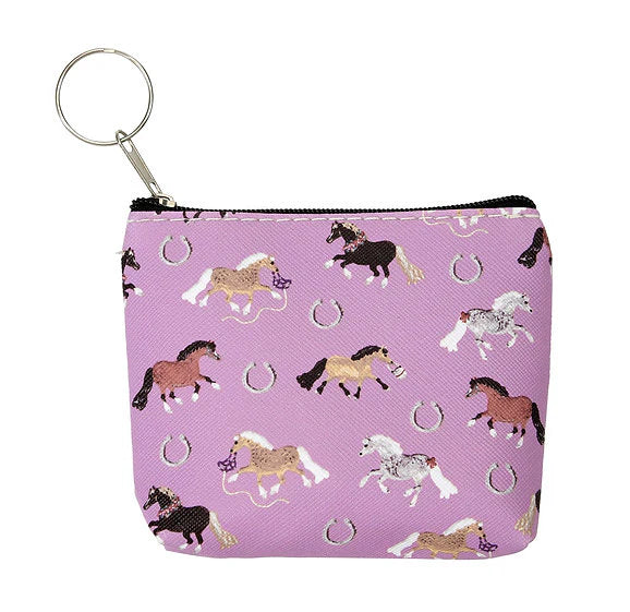 "Lila" Puff Pony Coin Purse - Equine Exchange Tack Shop