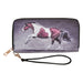 Lila Paint Horse Clutch Wallet - Equine Exchange Tack Shop