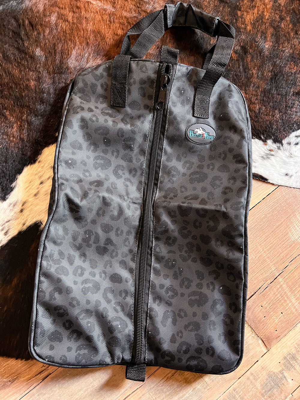 Black Leopard Luxury Tack Bag - Equine Exchange Tack Shop