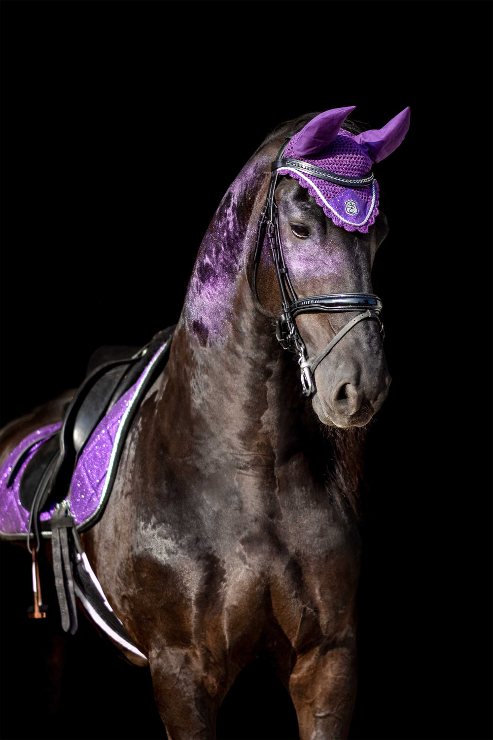 Purple Amethyst Fly Hat - Equine Exchange Tack Shop