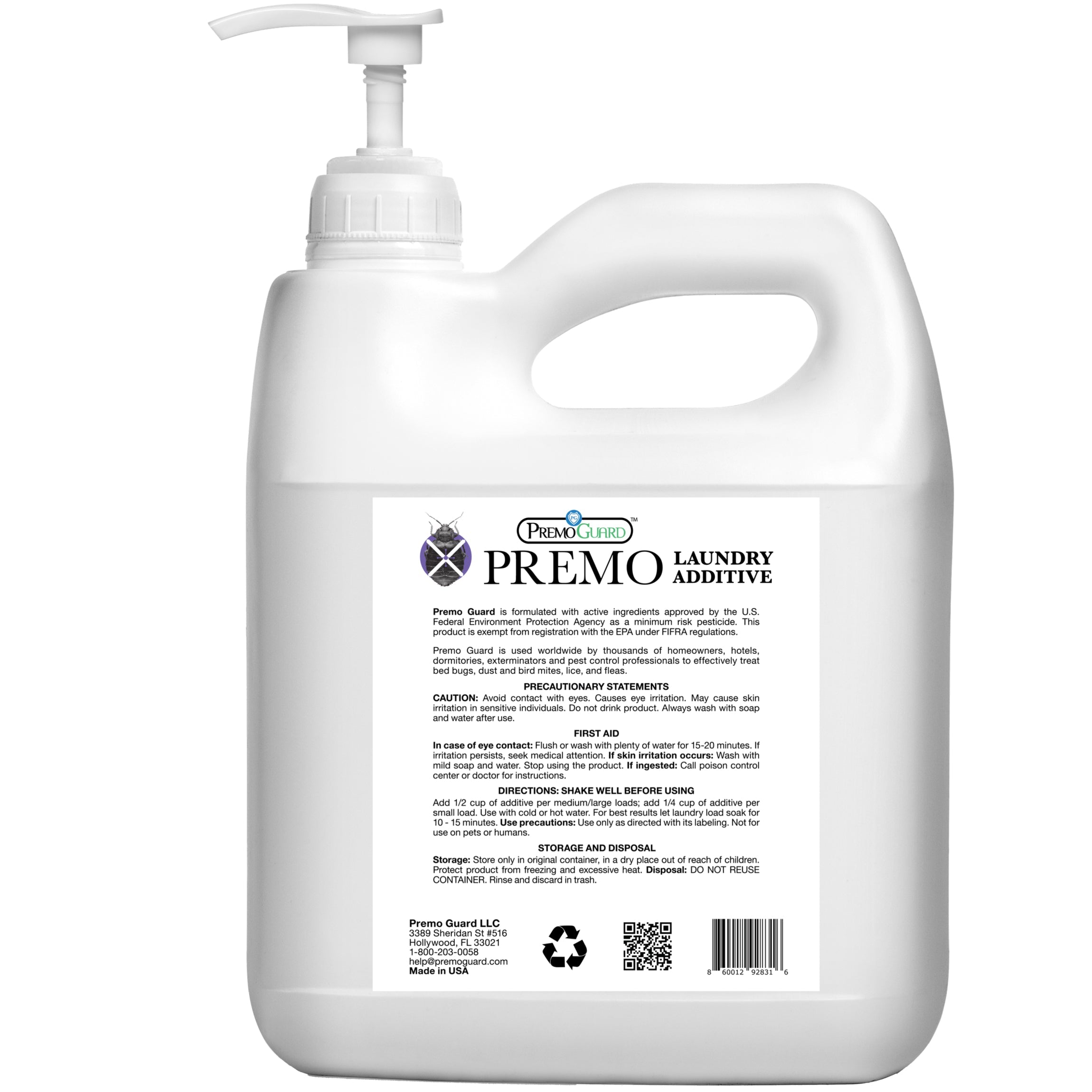 Bed Bug & Mite Killer Laundry Additive - 64 oz