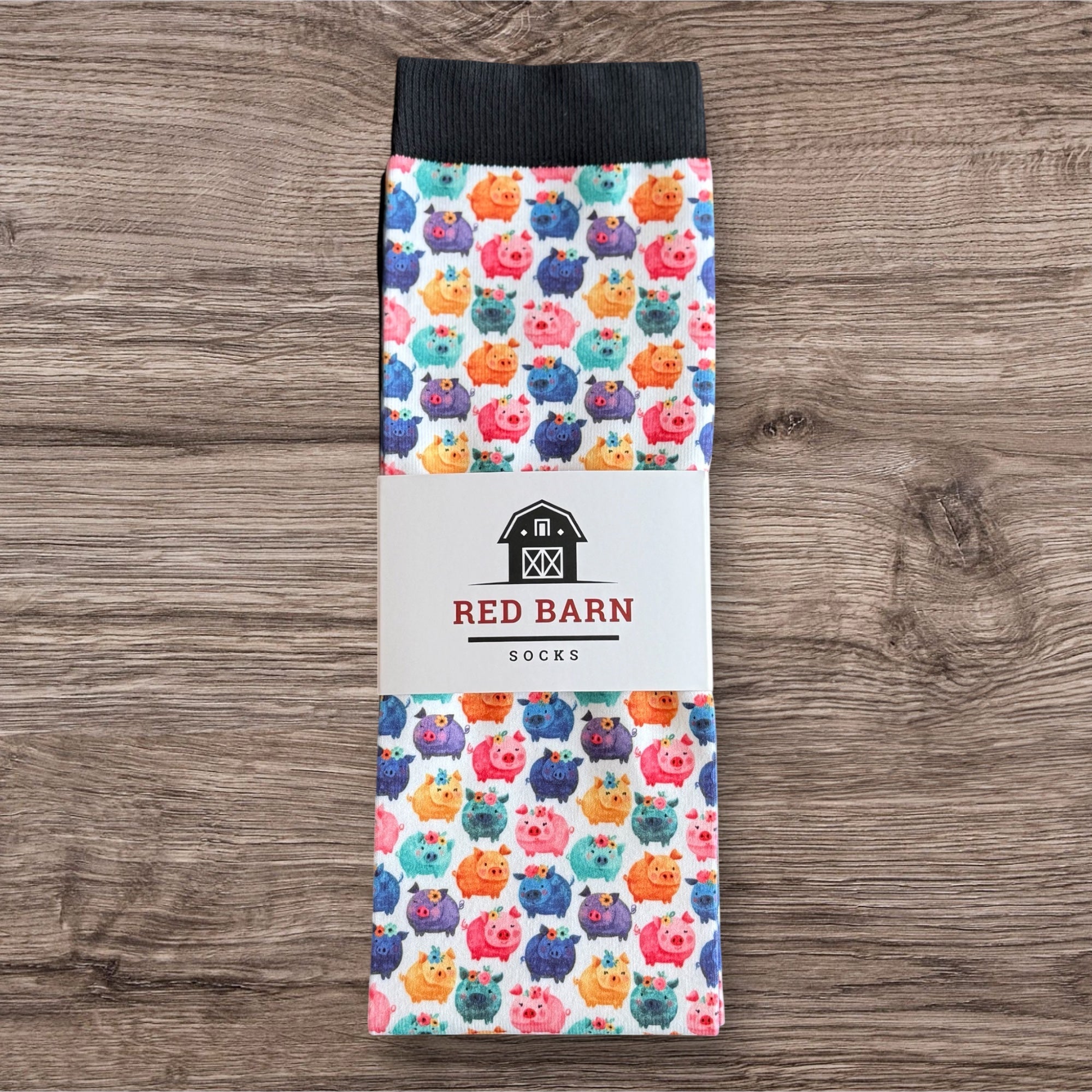 Piggy Party Boot Socks - Petite