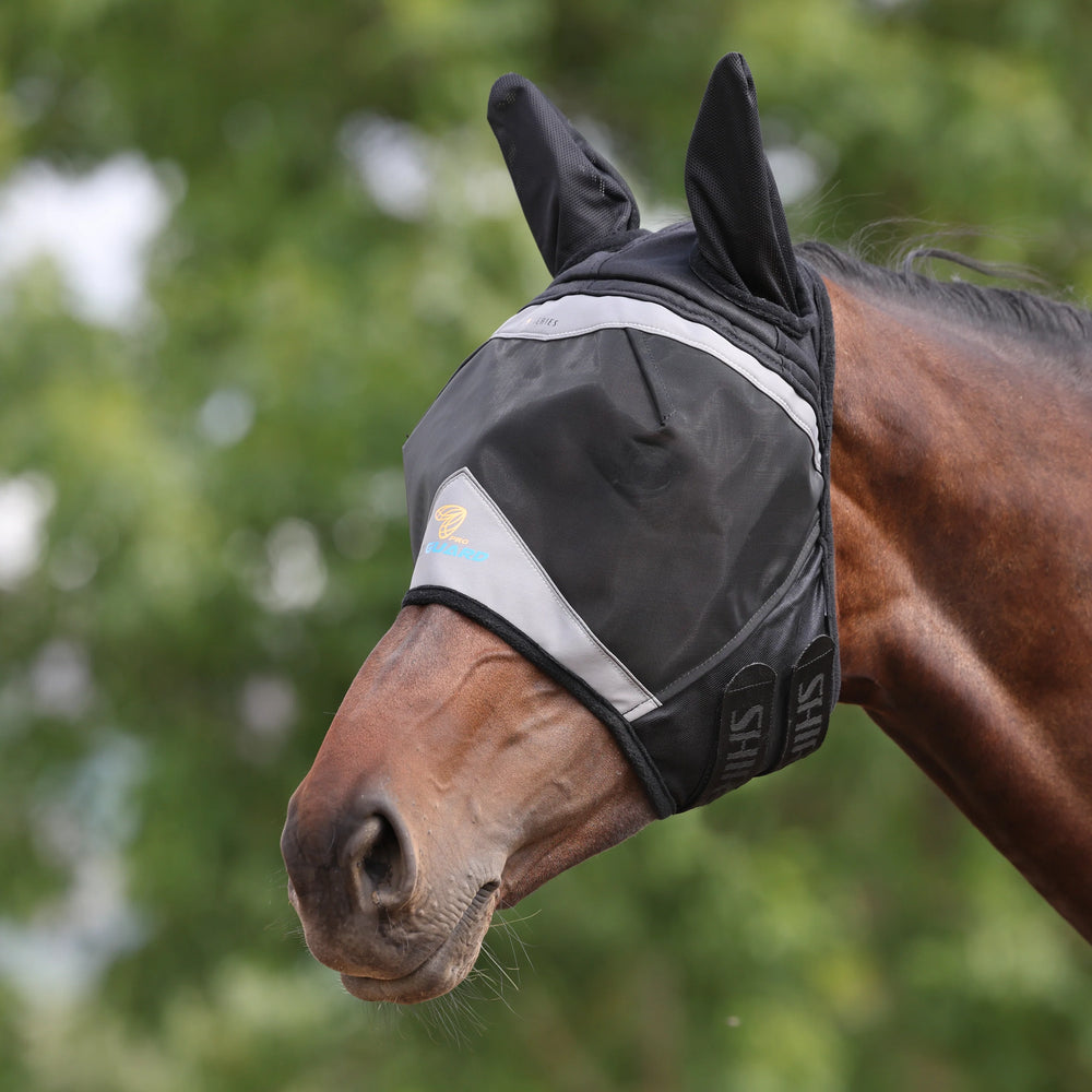 FlyGuard Pro Fine Mesh Fly Mask With Ears  