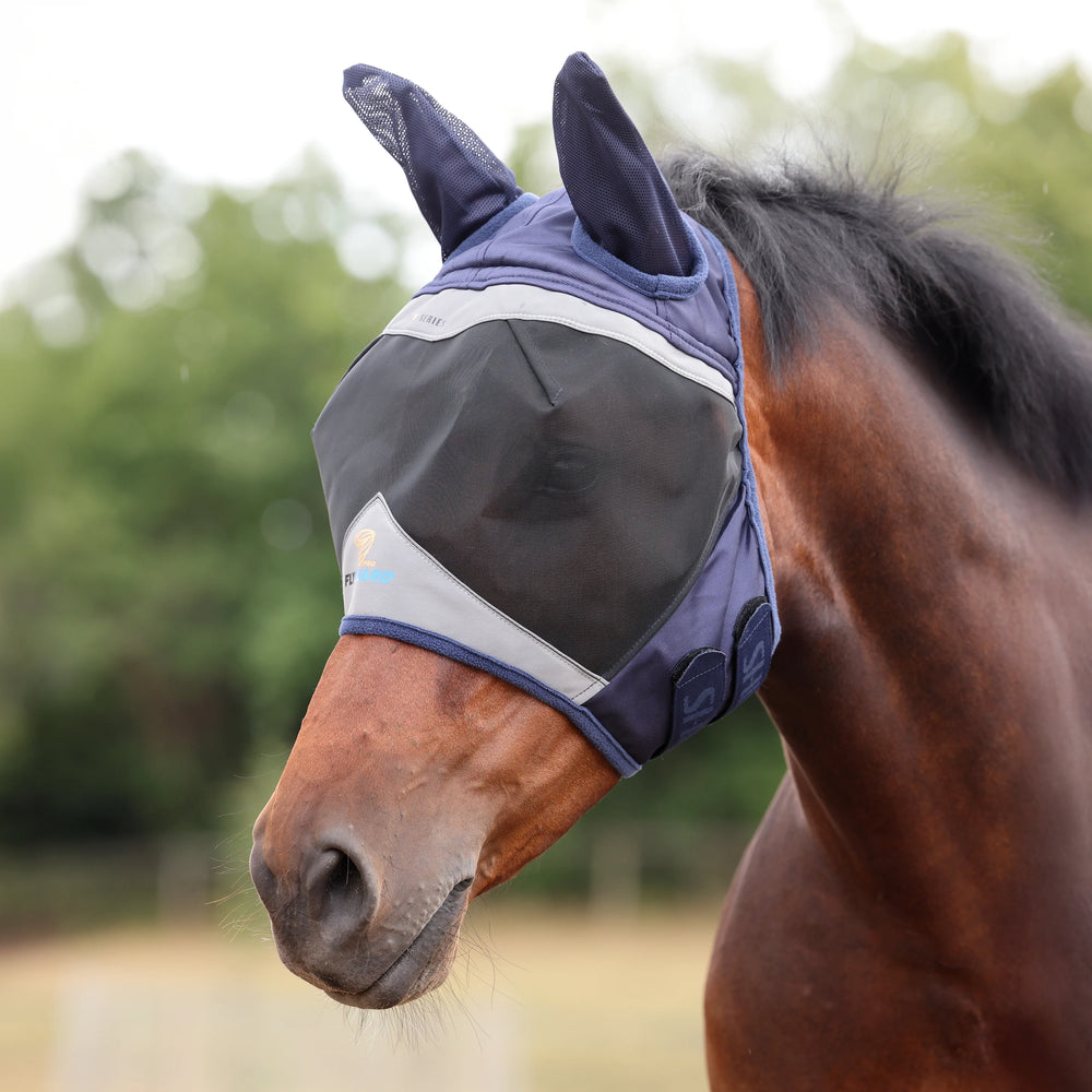 FlyGuard Pro Fine Mesh Fly Mask With Ears  