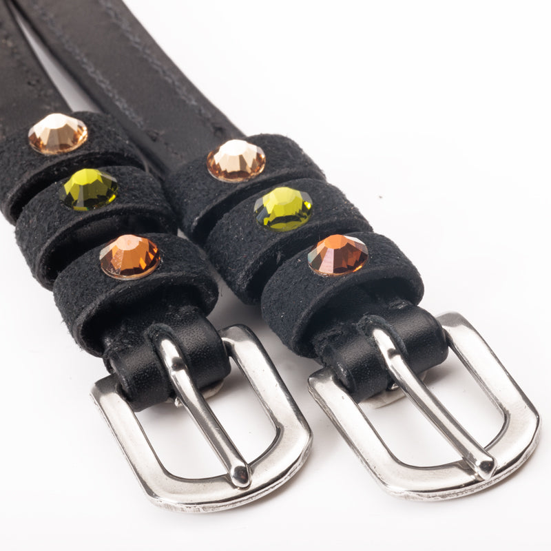 Kavalkade Leather w/Crystal Spur Straps