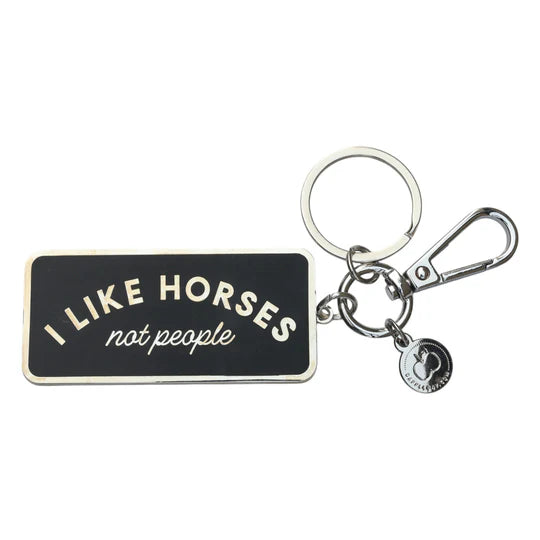 DappleBay I Like Horses Keychain - Equine Exchange Tack Shop