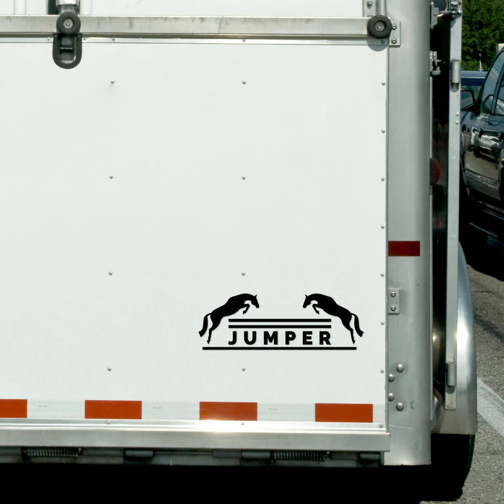 Jumper Vinyl Decal - Equine Exchange Tack Shop