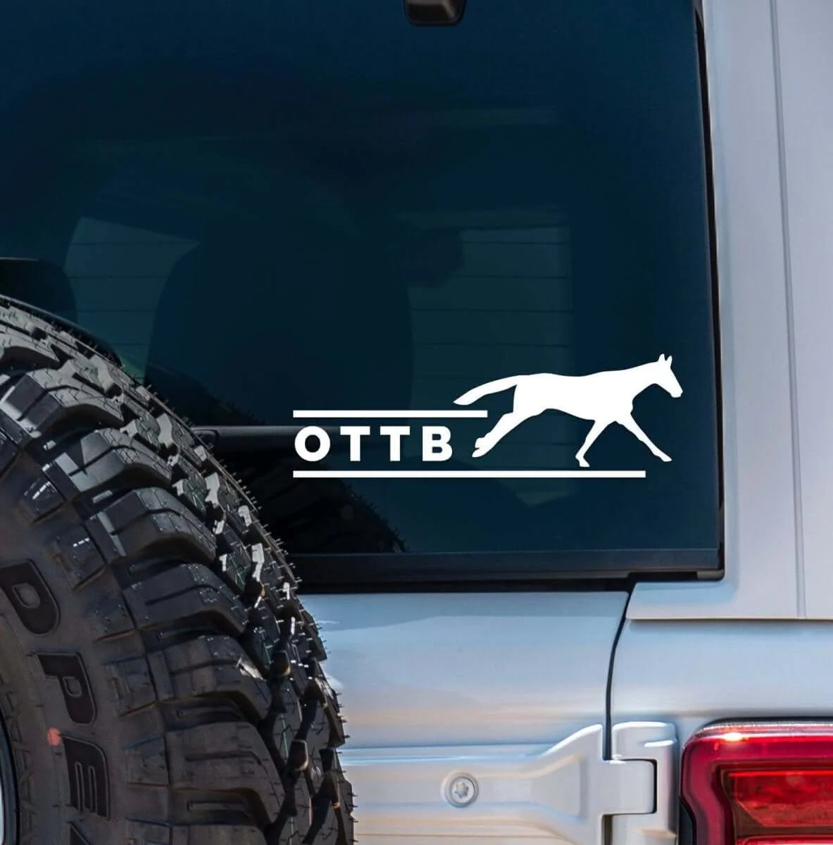 OTTB Vinyl Decal - Equine Exchange Tack Shop