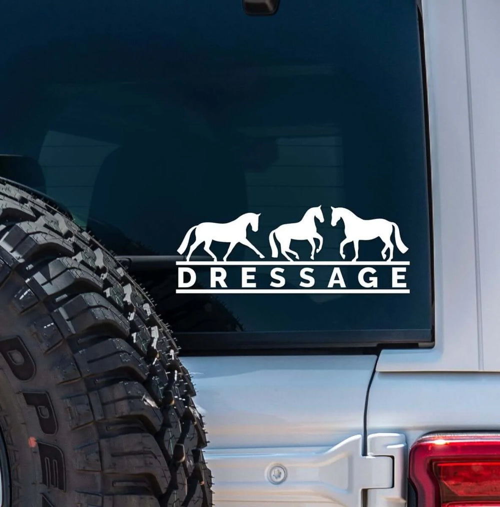 Dressage Vinyl Decal - Equine Exchange Tack Shop
