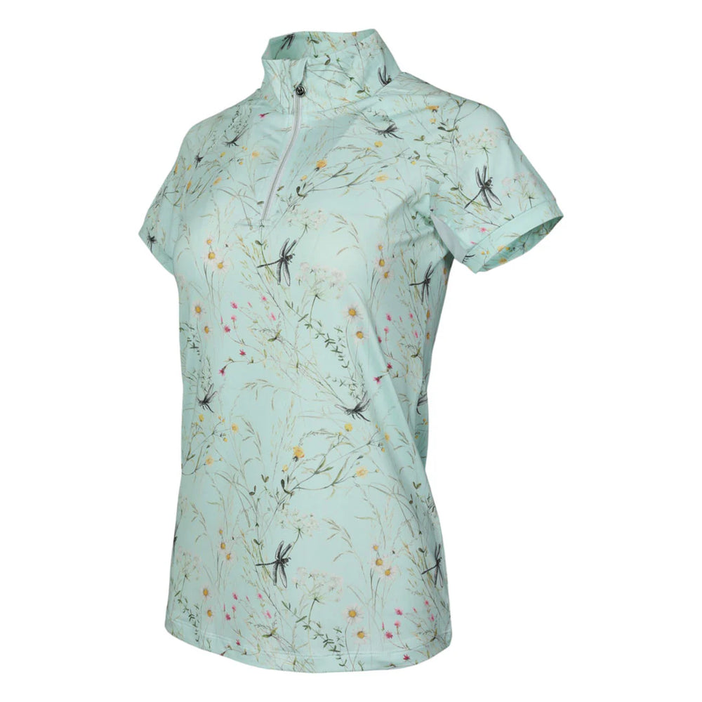 Dragonfly Meadow 1/4 Zip Short Sleeve Top - Equine Exchange Tack Shop