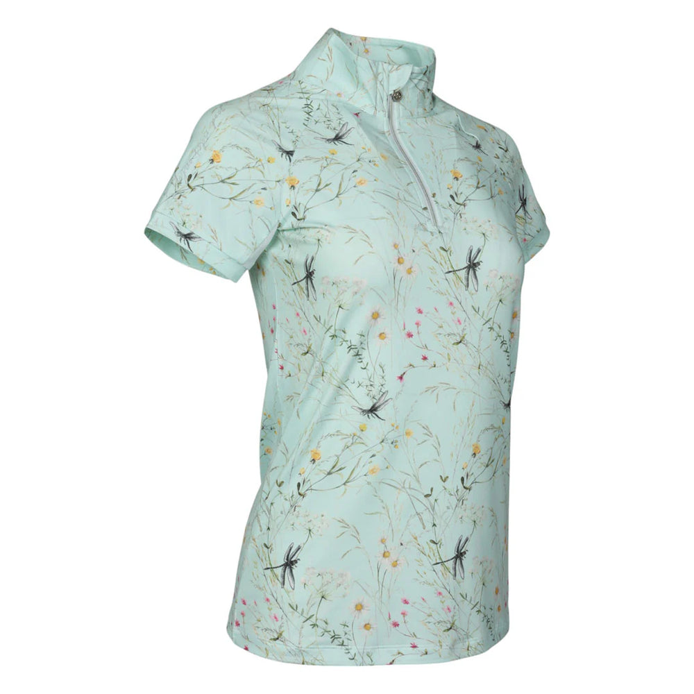 Dragonfly Meadow 1/4 Zip Short Sleeve Top - Equine Exchange Tack Shop