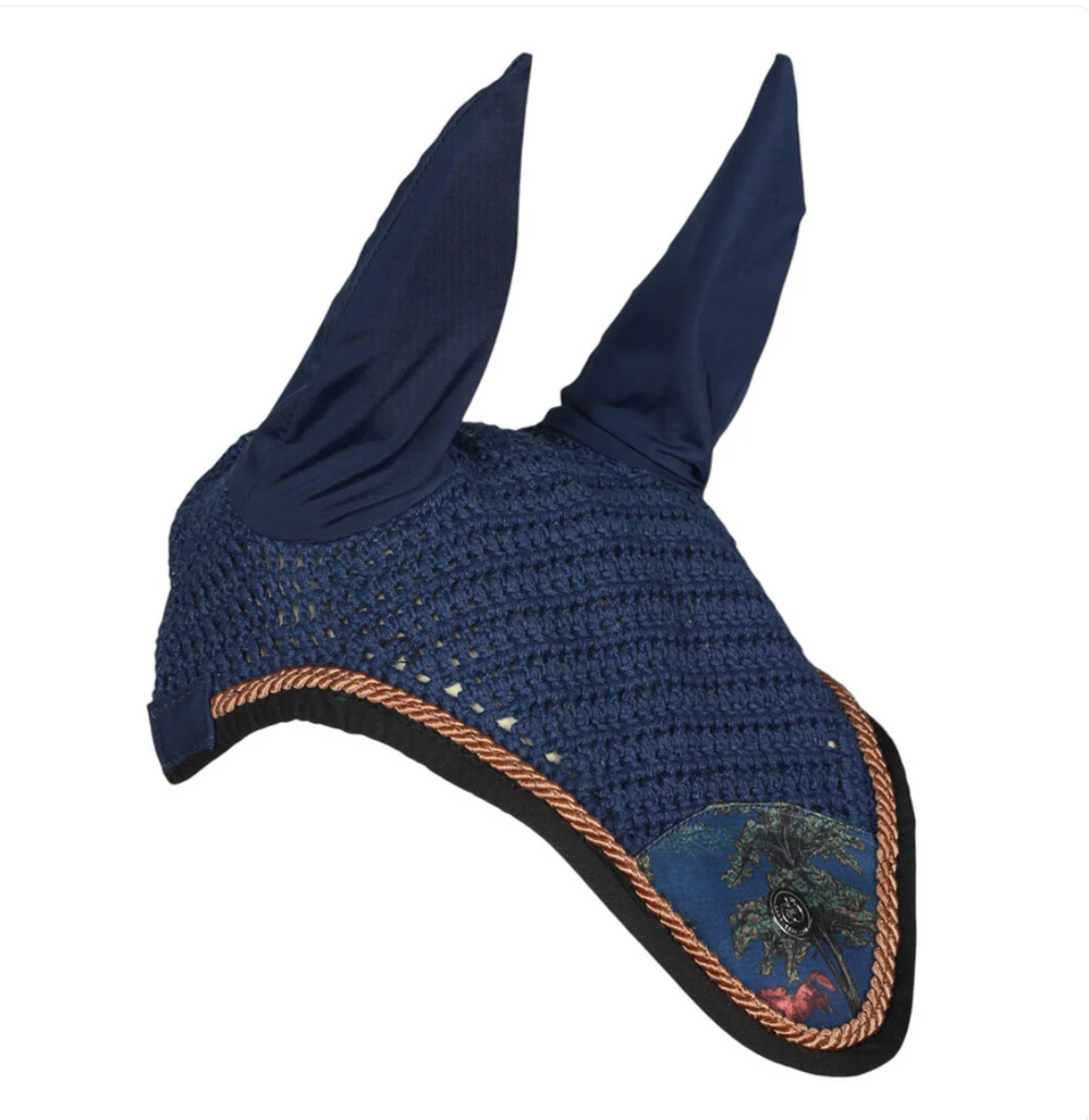 Autumn Toile Fly Veil - Equine Exchange Tack Shop