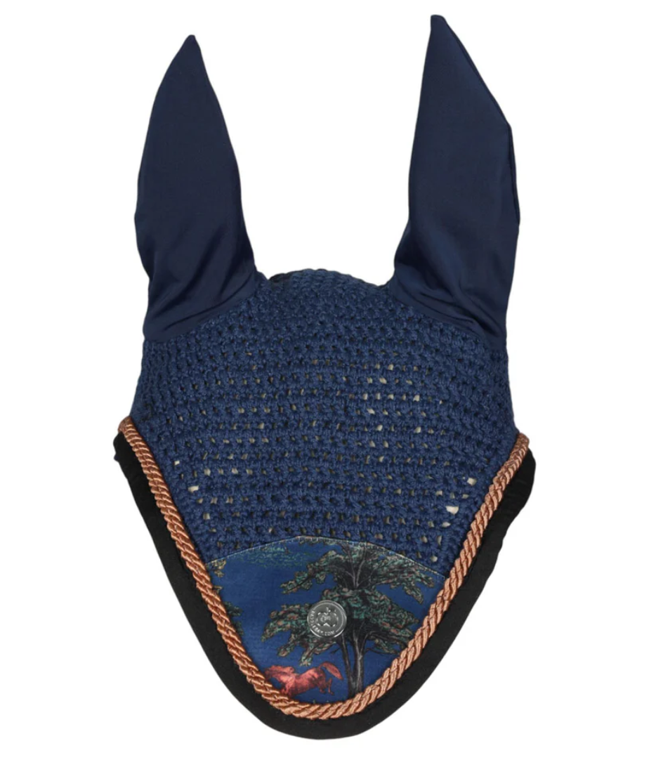 Autumn Toile Fly Veil - Equine Exchange Tack Shop