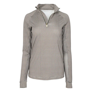 Bay Houndstooth 1/4 Zip Shirt - Equine Exchange Tack Shop