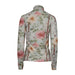 Vintage Floral 1/4 Zip Shirt  