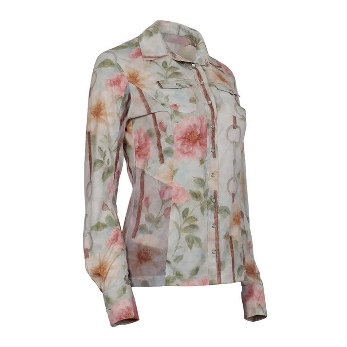 Vintage Floral Button Down Shirt  