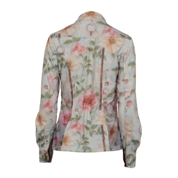 Vintage Floral Button Down Shirt  