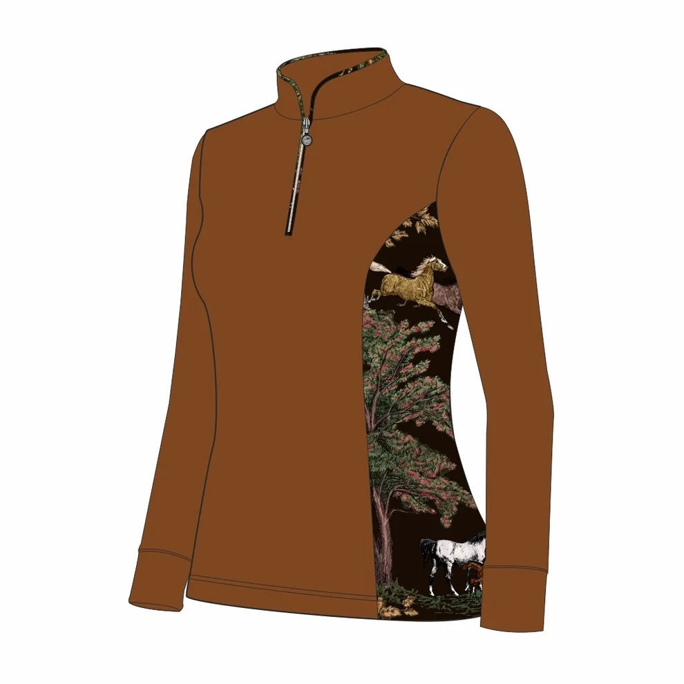 Grace 1/4 Zip Riding Shirt