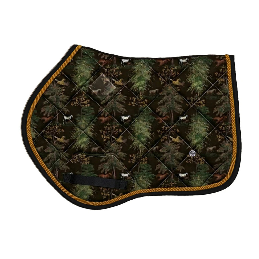 Dark Autumn Toile XC Saddle Pad