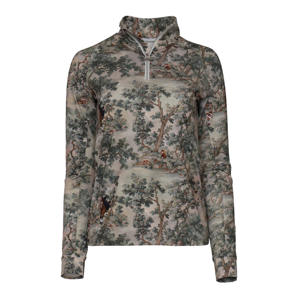 DappleBay Hunt Tapestry 1/4 Zip Shirt