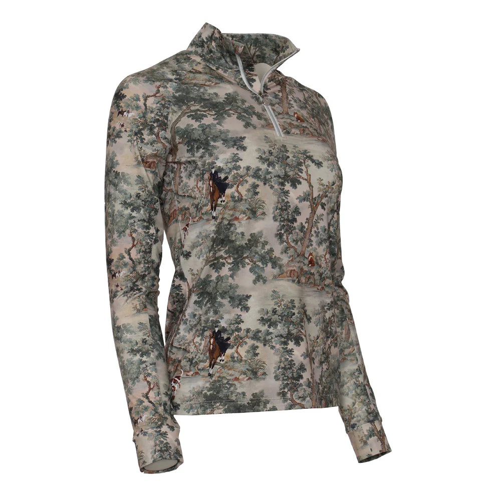 DappleBay Hunt Tapestry 1/4 Zip Shirt