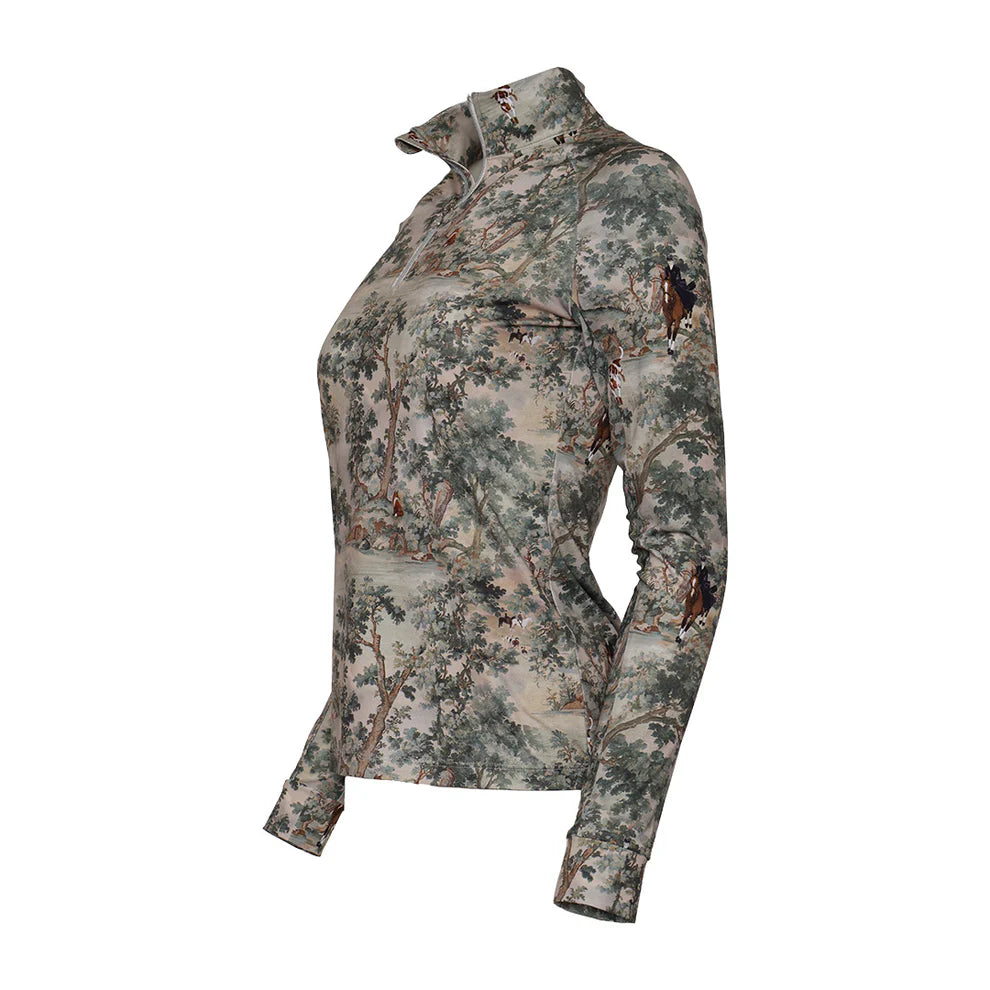 DappleBay Hunt Tapestry 1/4 Zip Shirt