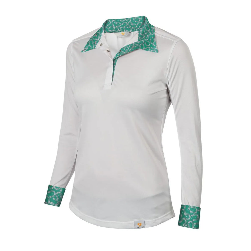Aubrion Ladies Long Sleeve Show Shirt - CLEARANCE - Equine Exchange Tack Shop