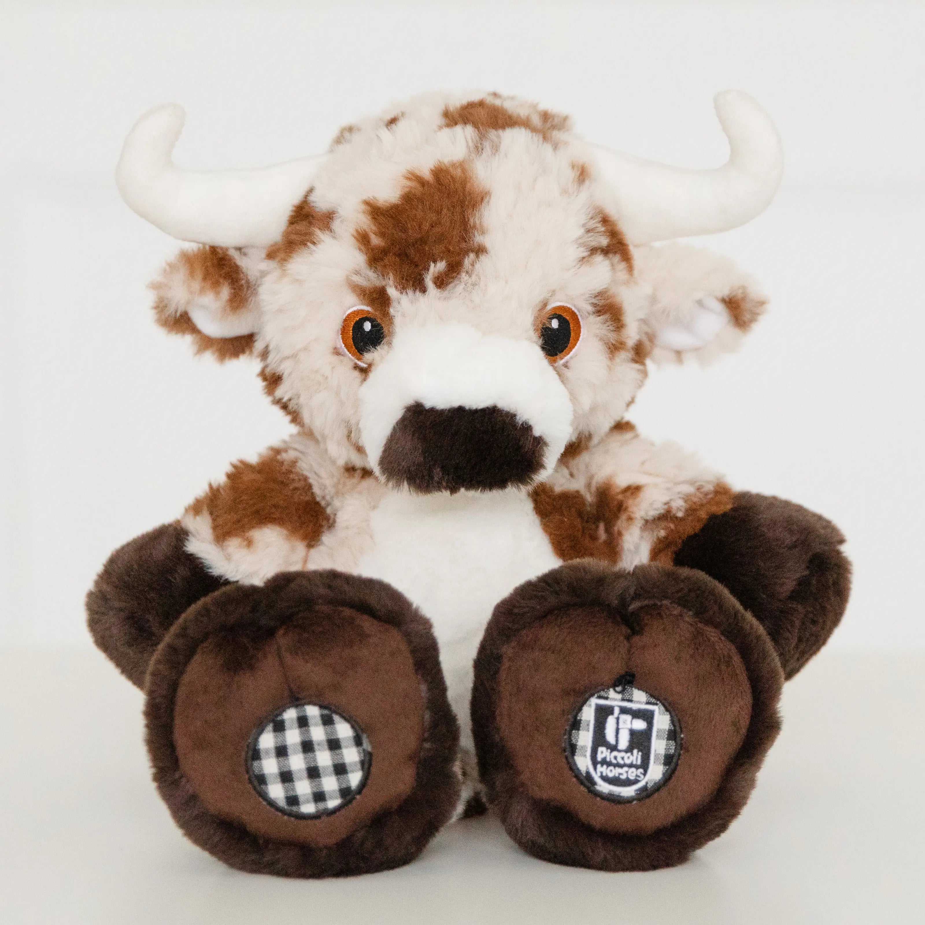 Piccoli Plush Spotted Longhorn