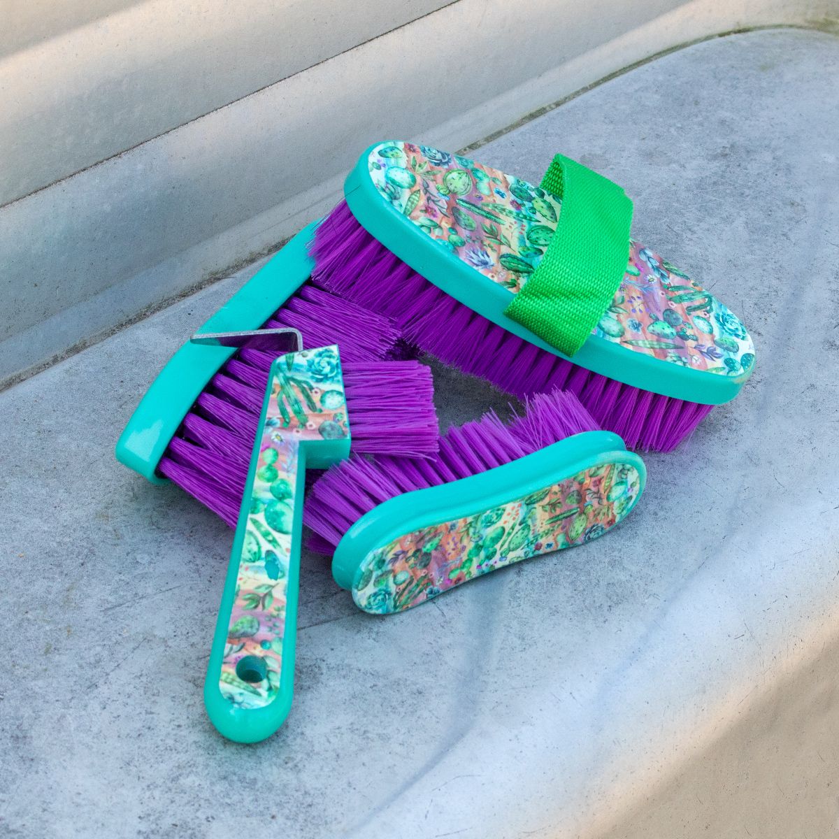 Tough1 4 Piece Printed Brush Set