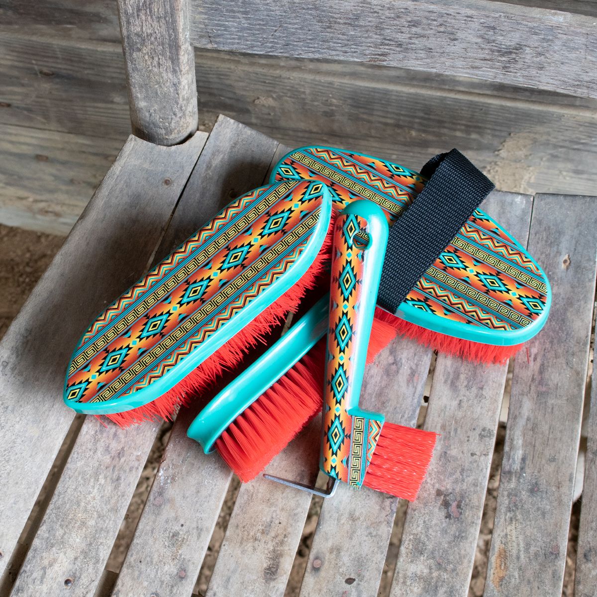 Tough1 4 Piece Printed Brush Set