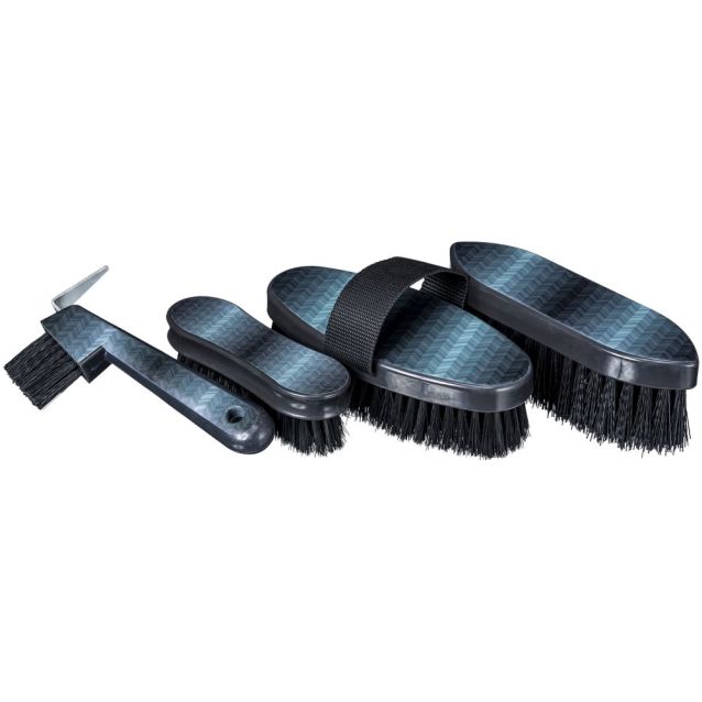 Tough1 4 Piece Printed Brush Set - Equine Exchange Tack Shop