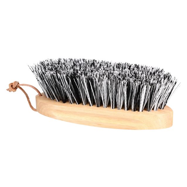 Wood Back Medium Bristle Brush