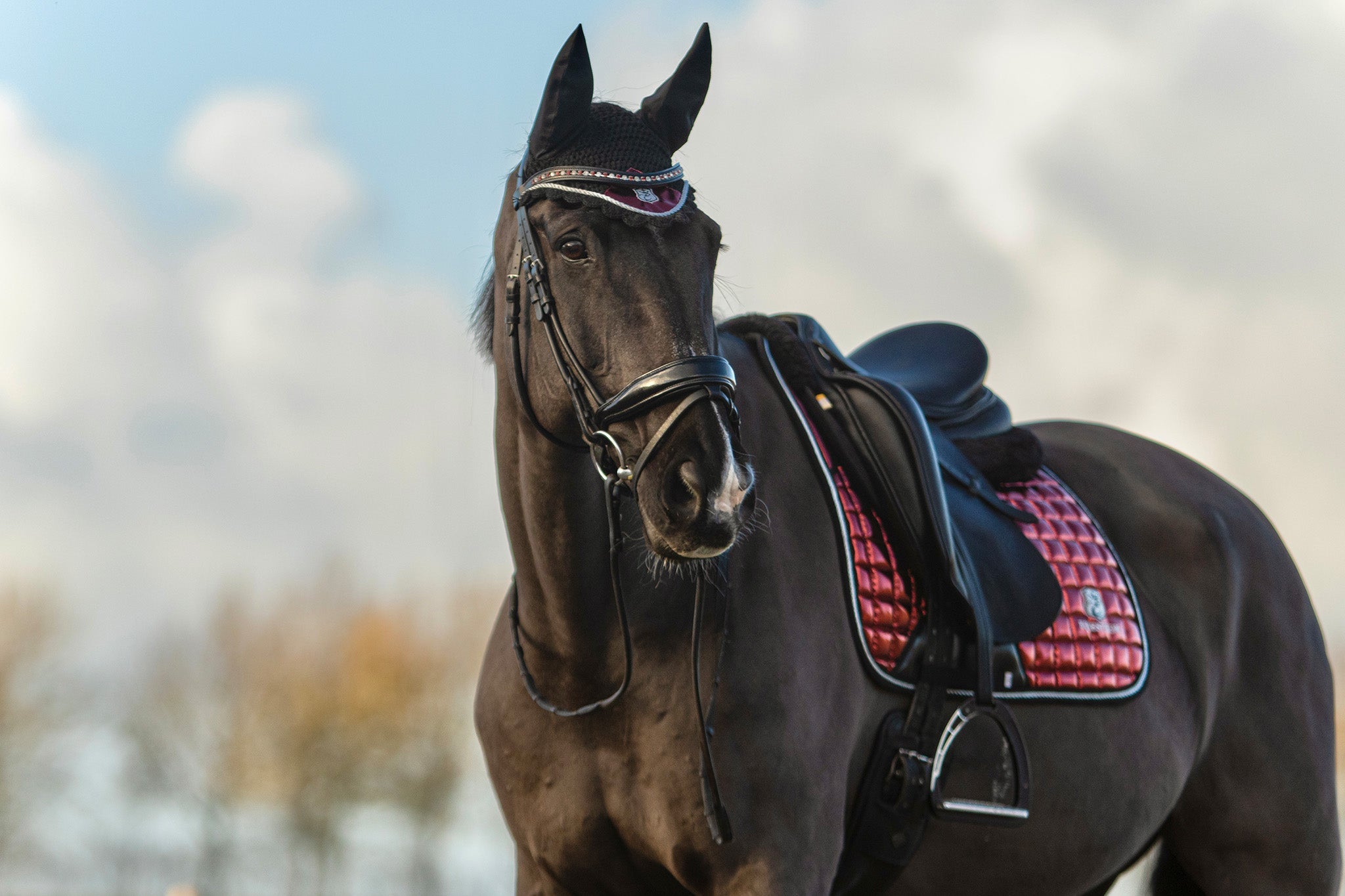 Electric Red Fly Hat - Equine Exchange Tack Shop