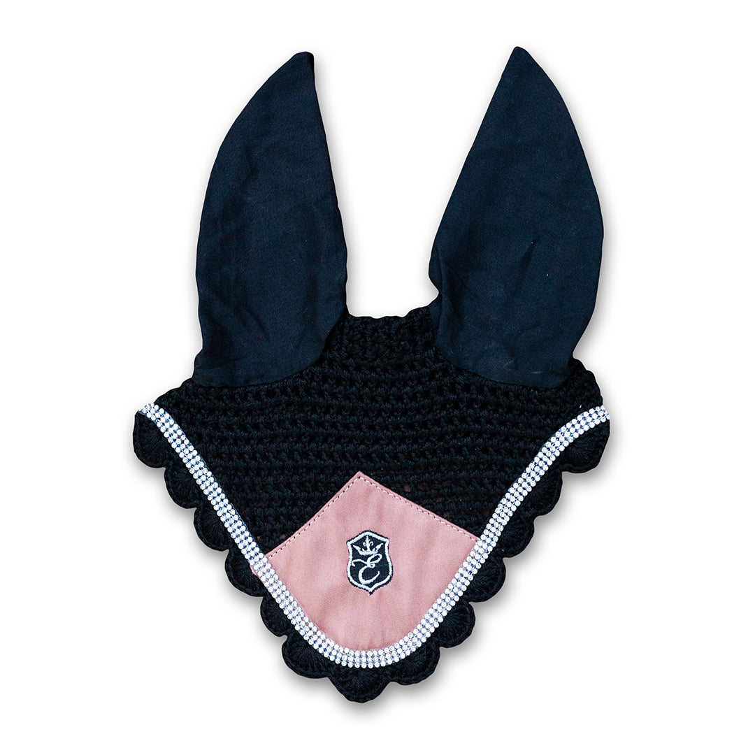 Powder Pink Suede Fly Hat - Equine Exchange Tack Shop