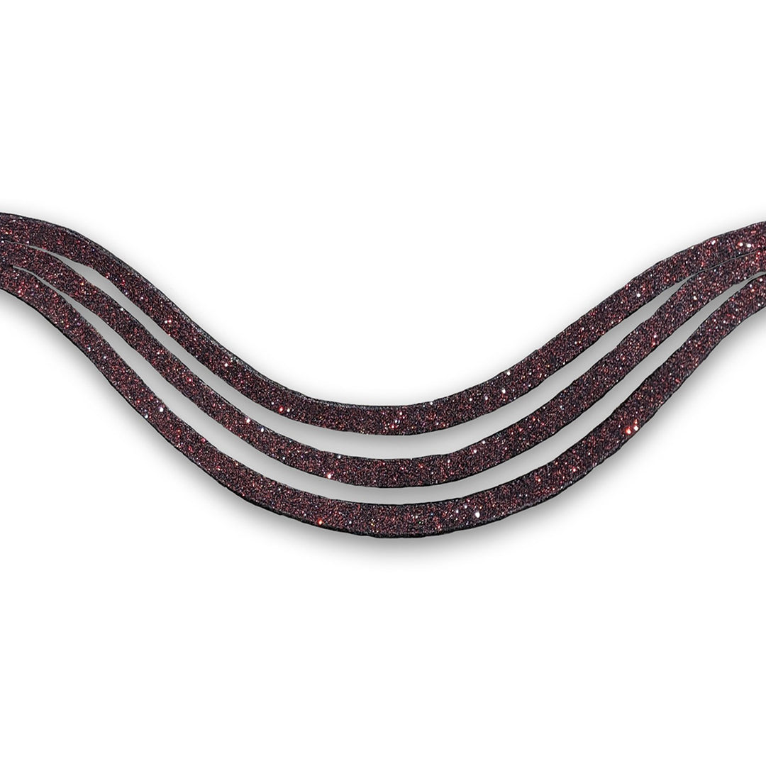 Burgundy Browband - Equine Exchange Tack Shop