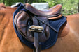 Contour Jump Mesh Saddle Pad with Quick Dry Cotton Lining in Navy, White or Black - Equine Exchange Tack Shop